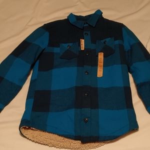 Kids flannel coat